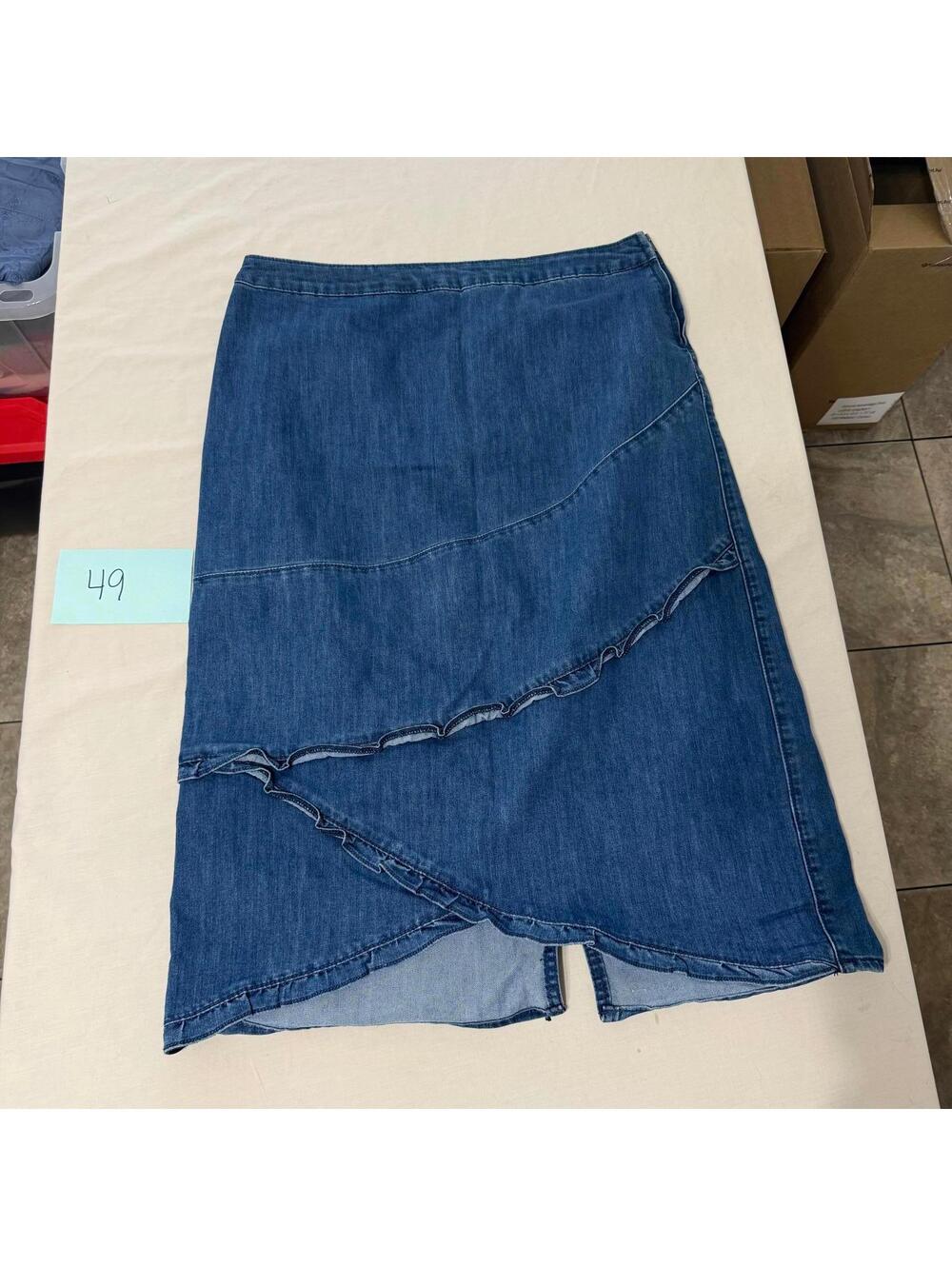 Christopher & Banks Petite Denim Skirt Size 12P